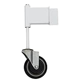 スプリングロードゲートキャスター回転ホイール左スイング – adjust-a-gateハードゴムSwivelゲートホイールwithサスペンション Right Swinging Wheel AG 220