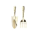 Gold Garden Fork & Trowel