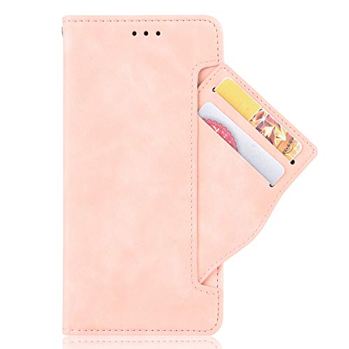 iPhone 11 Pro Max 手帳型 財布型 カード収納 スタンド機能 サイドマグネット TPUケース 軽量 ストラップホール 収納力抜群 QI充電対応 横置き機能 あいふぉん あいほん アイフォン レザーケース ソフトシリコン マホケース 防指紋 レンズ保護 全面保護(24,ピンク)