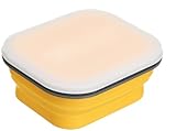 Lexington SNABXM-YEL-129C Medium Silicone Collapsible Snack Box - Yellow by Lexington