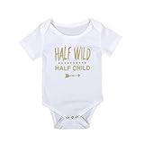 misaky新生児赤ちゃん女の子男の子ボディスーツロンパースジャンプスーツPlaysuit服装 70(Age:6M) ホワイト Misaky