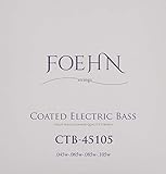 FOEHN CTB-45105 Coated Electric Bass Strings Regular Light Top Medium Bottomコーティングエレキベース弦45-105