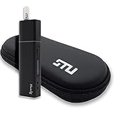 Pluscig S9 STUキャリーケース付き 加熱式タバコ 互換機 電子タバコ 50 本連続吸引 3500mAh大容量 スターターキット 温度調整 時間調整 5秒予熱 ディスプレイ付き (ブラック)