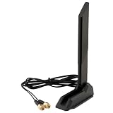 WiFi6E トライバンド アンテナ 12dBi RP-SMA ゲーミングPC 電波増強 leeyovk