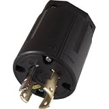 アメリカン電機:アメリカン電機 引掛形 ナイロンプラグ 接地3P30A250V 4322N-L15 型式:4322N-L15