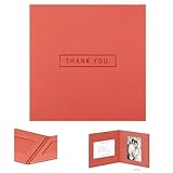 ハクバ HAKUBA 写真台紙 フォトメッセージカード No. 1110 AZ 【Lサイズ レッド】 タテヨコ兼用 手書き用グリーティングCard付 AMZM1110-SQL2RD 4977187006049