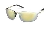 Gateway Safety 18GD7M Medalist Safety Glasses, Gold Mirror Lens, Gold Temple [並行輸入品]