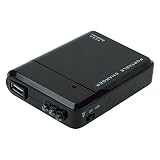 prendre 電池式 モバイルバッテリー LEDライト 単3形電池 USB出力 携帯 防災グッズ 非常用 スマートフォン スマホ （ブラック） PR-PCB10-BK