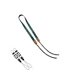 AFGRAPHIC カメラストラップ ナイロン グリーン ネックストラップ ショルダーストラップ クイックリリースクリップバックル付き Panasonic Lumix DMC G7 ミラーレスカメラ用, グリーン, One Size