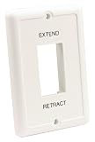 JR製品14055ホワイトシングルスイッチプレート