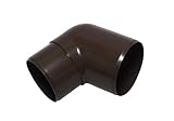 雨樋 丸エルボ 37φ用 112ML70 (ブラウン)