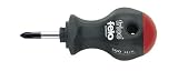 Felo 0715722109 Phillips #1 x 1-Inch Stubby Screwdriver, 502 Series [並行輸入品]