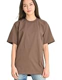 [プロ クラブ] Tシャツ 半袖 メンズ ヘビーウェイト 111 無地 ブラウン 3XL [並行輸入品]