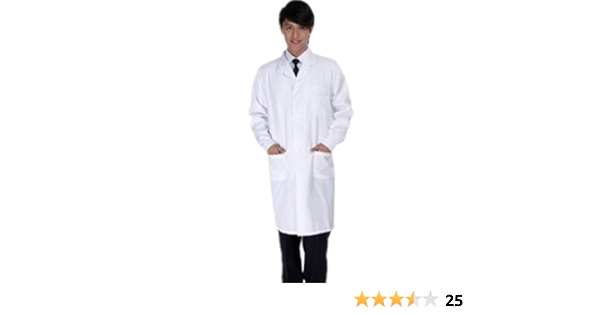 使い勝手の良い 送料無料 Pharma For Men 男性 長袖 S ホワイト 白衣 看護師用 Proceso Hn
