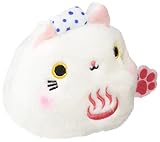 三英貿易(Sanei Boeki) オリジナル ぬいぐるみ ねこだんご 温泉ねこだんご W7.5×D6×H7cm アニマル