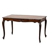 コモ ダイニングテーブル135 猫足アンティーク調ブラウン【組立】【代引不可】