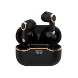 グリーンハウス ワイヤレスイヤフォン Bluetooth5.3 AAC マイク内蔵 オートペアリング ブラック GH-TWSV-BK