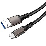 USB Type C ケーブル 3m【POTRRCIUSUER】 USB-A to USB-C 10Gbps高速データ転送 USB3.1 Gen2 ケーブル 60W（3A/20V）急速充電 タイプc 充電ケーブル Sony Xperia/Samsung/Asus Zenfone/Arrows/PS5コントローラー タイプc多機種対応 (PVC素材)