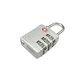 Generic旅行荷物スーツケースセキュリティ安全3桁ロック南京錠Best TSA Approved lock-blk / SLV CT0553013260