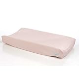 Ava Pink Moire Changing Pad Cover by Glenna Jean