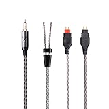 6N単結晶銅・銀メッキ Sennheiser ゼンハイザー HD580 HD650 対応アップグレード・ケーブル【 プラグ 3.5mm 】ビバボ HD600 HD660 HD660S 対応 交換用 リケーブル ヘッドフォン ケーブル