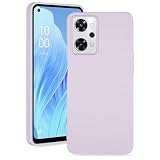 【 Agaiy 】ケース OPPO Reno7/A Reno9 A/OPG04 用 耐衝撃 シリコン カバー 軽量 薄型 柔軟 オッポ リノ7A リノ9A ケース シリコン 軽量 ストラップホール付き 全面保護 スマホケース 傷つき防止 落下防止 Reno9a カバー (パープル)