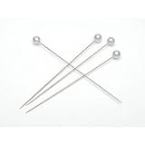 Bulk Buy: Darice DIY Crafts Pearl Flower Pins White 3 inches ( 144 pieces (3-Pack) 38075 [並行輸入品]