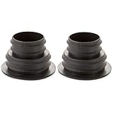 SITEDAN 防臭キャップ 洗濯機排水口 キャップ 排水口カバー 排水ホース用 洗濯機 キッチン 洗面台 防臭 防虫 2個セット (黒)