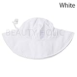 RUFFLE BUTTS ラッフルバッツ Sun　Protective　Hat （サイズ：12-24m、カラー：White） [並行輸入品]