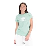 [ニューバランス] 半袖Tシャツ NB Essentials スタックドロゴ ショートスリーブTシャツ(WT31546) レディース SAE(セージリーフ) S
