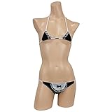 [ブラックオーメン] ご奉仕メイド露出ウェイトレス！ コスプレ メイド メイド服 マイクロビキニ 水着 過激 セクシー（S0216-三角ビキニ、フリーサイズ） br611-f-S0216-sankaku