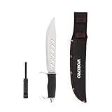 Workpro 10-inch Stainless Steel Fixed Blade Hunting Knife with Fire Starter [並行輸入品]