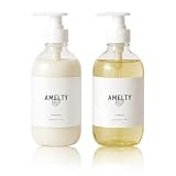 AMELTY 高保湿ダメージケア シャンプー＆トリートメント セット（グリーンアップル＆ペアーの香り 各400ml）