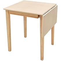 Amazon｜クリア塗装 伸縮式 バタフライテーブル 幅60/90cm 2人用