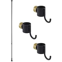 DRAW A LINE RodC Tray HookA 3点セット Black Amazon.co.jp: DRAW A LINE 003Tension RodC 012HookA x 3 Set