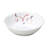 山下工芸 (Yamasita craft) 赤絵唐草 10㎝丸深皿 493-39-526