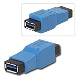 LINDY USB3.0変換アダプタ USBタイプAメス-タイプAメス(型番:71256)