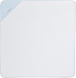 犬印本舗 INUJIRUSHI Baby 日本製 アフガン おくるみ  サックス 天竺素材&無撚糸パイル B252011