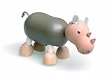 Anamalz Wild Anamalz Rhino Wooden Toy [並行輸入品]