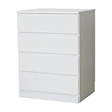 チェスト 整理 タンス 洋服ダンス 幅60cm 奥行45cm カラー：ホワイト