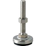 スガツネ工業:スガツネ工業 ステンレス鋼製アジャスター クロロプレンゴム M10×50 ADWS40-10-50 型式:ADWS40-10-50