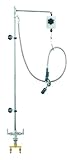 T & S真鍮b-0126-cr pre-rinse :単一穴ベース、inch Spreader ,バランサand b-0107-c35 Sprayer、CV Ceramas、