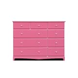 アルファタカバ ベビータンスシリーズ ピンキー 120cm幅 4段 ビビットピンク