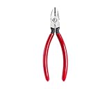 Jonard DIAGB6 Tapered Nose Skinning and Stripping Diagonal Plier with Red Plastic Handle, 6-1/2' Len