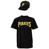 Pittsburgh Pirates MLBキャップ& Jersey ( Official Major League Baseball Licensedレプリカ帽子&コットンクルーネックTシャツレプリ