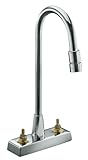 Kohler k-7305-ke-cp Tritonセンターセット洗面所蛇口with vandal-resistantエアレーター、requiresハンドル、ポリッシュクローム