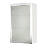 IKEA(イケア) LILL?NGEN ホワイト/アルミニウム 20240792 ウォールキャビネット、ホワイト、アルミニウム