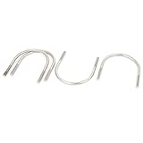 ベンドU-ボルト留め具4本ラウンド63ミリメートルのパイプ径M6スレッド