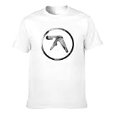 [CHANGWEN] Tシャツ メンズ Aphex Twin 夏服 半袖 綿100％ 丸襟 通気性 快適 Tシャツ レディース コットン 人気 おしゃれ ファッション 男女兼用