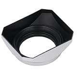43mm レンズフード、シルバースクエアレンズフードシェード、レンズフードの 43mm ネジ